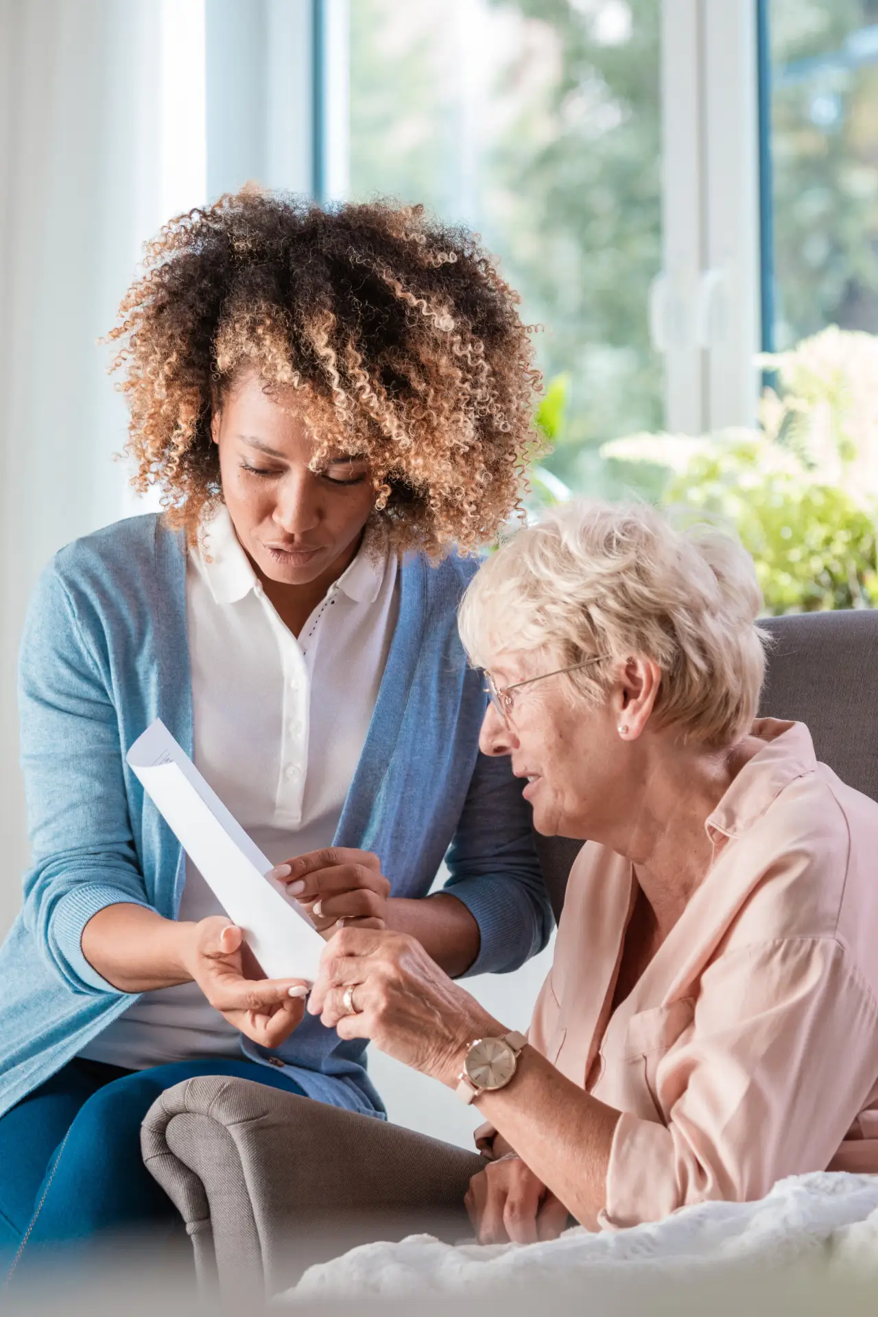 Surrey Homecare carer providing personalised support to an older person at home